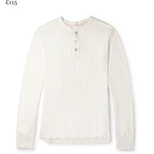 Rag and bone Henley long sleeve
